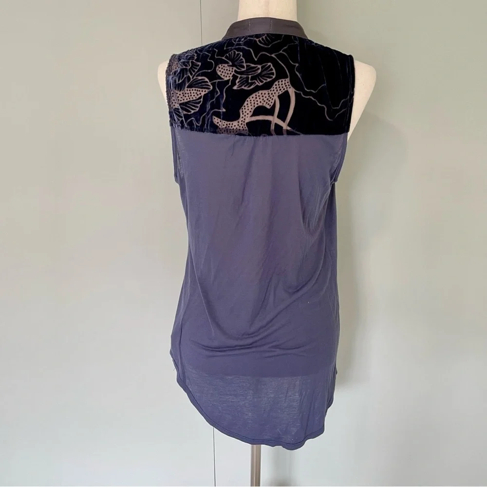TINY x ANTHROPOLOGIE Velvet Ileana Tank Top - Picture 7 of 12